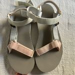 Teva  Glittery White and Pink Sandals Photo 10