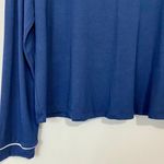 Stars Above Women’s Long Sleeve Sleep Shirt Navy Blue White Size Small NWOT Photo 2