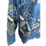 Coldwater Creek Vintage Embroidered Denim Jean Floral Jacket Small Boho Festival Photo 1