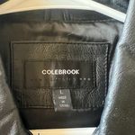 vintage leather oversized blazer Black Size L Photo 3