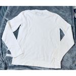 J.Crew NWOT White Cotton Teddie sweater Size XS Long Sleeve Causal Classic Photo 3