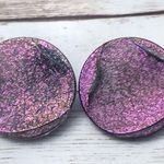 Vintage Clip On Earrings Multi Tone Circle Large 1" Statement Photo 0