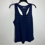 Zyia  active Havana tank top semi sheer navy blue womens size XL athletic running Photo 1