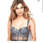 Victoria's Secret Victoria’s Secret Very Sexy Gray Silver Sparkle Lined Balconet Bra Top 34C Photo 7