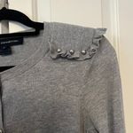 French Connection Grey Button Down Light Cardigan Sweater (S) Photo 2
