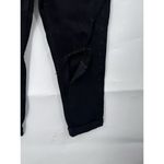 Old Navy Mid Rise Boyfriend Jeans Women 2 Petite Black NEW Distressed Preppy Photo 9