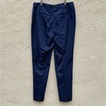 Nordstrom Caroline Issa Blue Lightweight Stretch Twill Pants 6 Ankle Photo 7