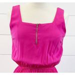 NEW Cloud & Sky Womens M Vibrant‎ Bright Pink Mini Dress Square Neck Summer Size M Photo 2