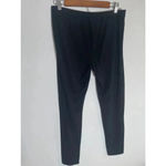 Eileen Fisher Women's Black Ponte Leggings Size Large Slim Crop EUC! 0116 Photo 3