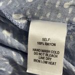 NWT Lulus West End Blue Polka Dot Ruffled Long Sleeve Top Blouse Shirt Size S Photo 6