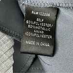 Connected Apparel Women’s Metallic Tinsel Silver Shift Tiered Dress 8P Party Nye Photo 6