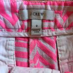 J.Crew  neon hot pink tiki shorts size 0 Photo 3