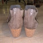 Universal Threads Universal Thread Brown strappy low heel wedges Photo 3