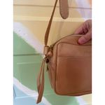 Portland Leather Goods Cream Crossbody Bag Small Zip Top Adjustable Strap Photo 6