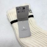 Hunter  Cream Cable Knit Socks with Striped Cuff ONe Size Fits Most Photo 6