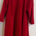 Christian Dior Red Dress Coat Photo 1