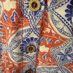 Maeve Anthropologie Halter Top Dress Coral Blue Floral Size Large Photo 5