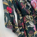 Charlotte Russe  Floral Green Long Sleeve Romper Photo 3