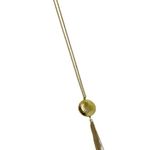 Statement gold tone tassel fashion necklace Photo 1