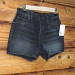 J Brand NWT  Black High Waist Jeans Shorts Photo 4