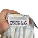 True Vintage Casey & Max Cotton Linen Embroidered Boxy Butter Yellow Top 80s 90s Size M Photo 5