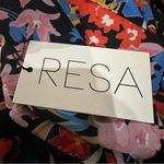 RESA Iris Floral Faux Wrap Mini Dress Black Multicolor Long Sleeve Size Small‎ Photo 7