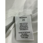 Westport Womans  Size 20 W White Capri Pants Photo 3