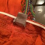 Bohemian Strapless High Low Maxi Dress by Cost Plus World Market Orange Photo 7