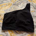Lululemon  black align one shoulder sport bra size 8 Photo 0