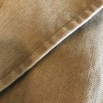 Old Navy  fitted brown denim 2 bottom down jacket / blazer size large Photo 4