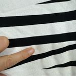 Opening Ceremony  Black & White Graphic Print Short Sleeve Sweatshirt Womens S Photo 5