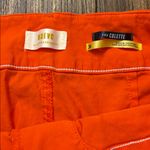 Maeve  Anthropologie Colette Cropped Wide Leg Pants Orange 31 Photo 2