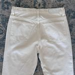 RE/DONE Jeans Womens 29 Bootcut High Waist 70s Crop Boot Cream White Minimalist Photo 4