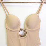 SKIMS  Deep Plunge Shapewear Bodysuit Thong Clay Size XL‎ Photo 1
