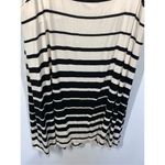 Cato Womens Striped Sleeveless Lined Cut-Out Midi Dress Black cream Size XL NWOT Photo 8