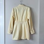 ZARA Blazer Mini Dress Light Yellow Blogger Favorite Size Small Photo 8