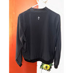 Skechers Reversible Bomber Jacket Black White Floral Print Zip Up Women’s Large Photo 8