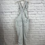 Judy Blue Women's Pinstripe White Boyfriend Casual Statement Overalls Size XL Photo 5