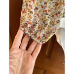 Free People Intimately  Elsa blouse bodysuit Floral Snap Keyhole Top Small Photo 4