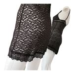 Victoria's Secret VS Large black lace sheer chemise slip V-neck lingerie sleepwear​ Photo 4