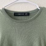 LIONESS  Sage Green Bodycon Cinched Sleeveless Military Minds Mini Dress Size XXS Photo 3