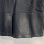 111 State Genuine Leather Pencil Skirt Black Size 8 Photo 2