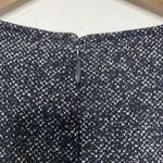 Theory Albita Long Sleeve Dress Stretch Speckle Knit 8 Navy Wool Blend Career Photo 4