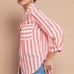 3/$15 The Good Jane Sun Ray Micha Shirt Peach White S Photo 12