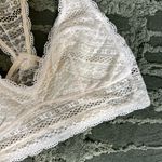 Victoria's Secret Off White Lace Racerback Bralette Photo 1
