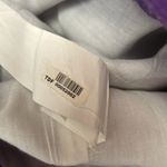 ZARA Basic Purple & White Print Above the Knee Zip Front Skirt with Tie Belt XS Photo 10