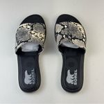 Sorel Ella II Block Slide Sandal Snakeskin Print Leather Women Size 8.5 EUR 39.5 Photo 6