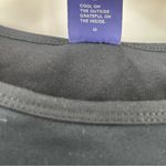 MONAT Tank Top Size Large Logo Tight Black Cropped Attached Sports Bra Athletic Photo 4