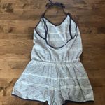 Roxy white and blue stripe cotton romper Photo 6