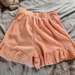 Orange Checkered Skort Size M Photo 1